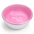 The Poppy Collection Dog Bowl - Pink